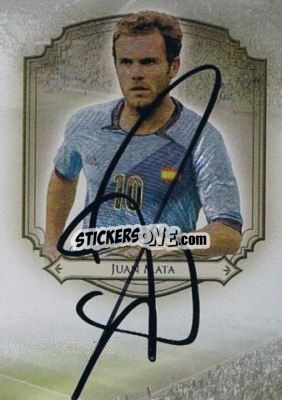 Sticker Juan Mata - World Football UNIQUE 2014 n. T90 - Futera