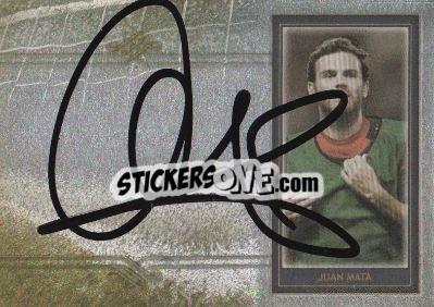Sticker Juan Mata - World Football UNIQUE 2014 n. MA11 - Futera