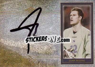 Sticker Asmir Begovic - World Football UNIQUE 2014 n. MA20 - Futera