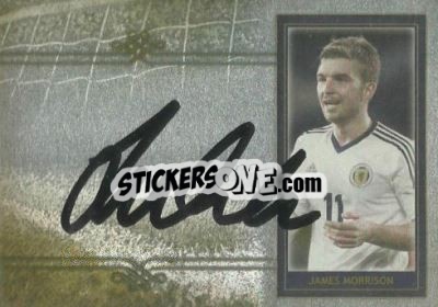 Sticker James Morrison - World Football UNIQUE 2014 - Futera