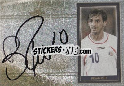 Sticker Bryan Ruiz - World Football UNIQUE 2014 n. MA30 - Futera