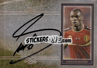 Sticker Christian Benteke - World Football UNIQUE 2014 n. MA34 - Futera