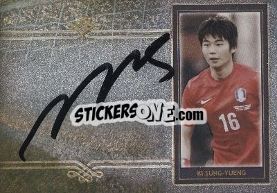 Sticker Ki Sung Yueng - World Football UNIQUE 2014 n. MA46 - Futera