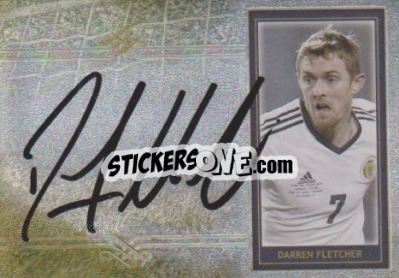 Sticker Darren Fletcher - World Football UNIQUE 2014 - Futera