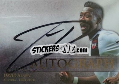 Sticker David Alaba - World Football UNIQUE 2014 n. V04 - Futera