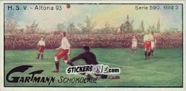 Figurina H.S.V. - Altona 93 - Snapshots from Football (590) 1924
 n. 3 - Gartmann Chocolate
