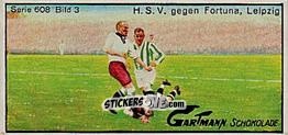 Sticker H.S.V. against Fortuna Leipzig - Snapshots from Football (608) 1924
 n. 3 - Gartmann Chocolate
