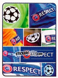 Sticker UEFA respect - UEFA Champions League 2014-2015 n. 4 - Panini