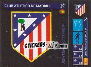 Sticker Logo - UEFA Champions League 2014-2015 n. 5 - Panini