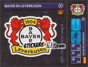 Sticker Logo - UEFA Champions League 2014-2015 n. 15 - Panini
