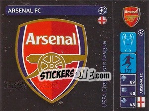Sticker Logo - UEFA Champions League 2014-2015 n. 17 - Panini