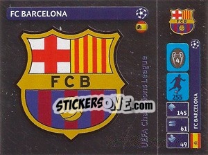 Sticker Logo - UEFA Champions League 2014-2015 n. 25 - Panini