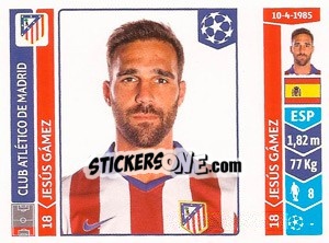 Sticker Jesús Gámez - UEFA Champions League 2014-2015 - Panini