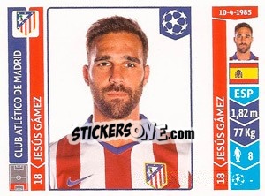 Figurina Jesús Gámez - UEFA Champions League 2014-2015 n. 50 - Panini