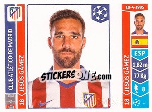 Cromo Jesús Gámez - UEFA Champions League 2014-2015 - Panini