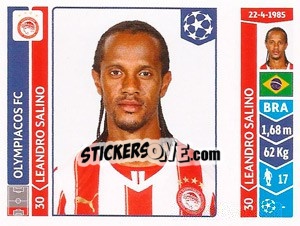 Cromo Leandro Salino - UEFA Champions League 2014-2015 n. 74 - Panini
