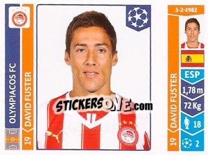 Sticker David Fuster - UEFA Champions League 2014-2015 - Panini