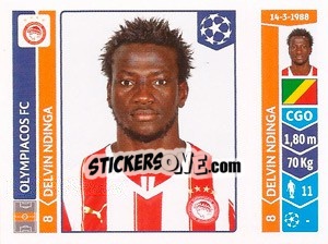 Sticker Delvin Ndinga - UEFA Champions League 2014-2015 - Panini