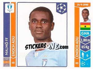 Sticker Enoch Adu - UEFA Champions League 2014-2015 n. 97 - Panini