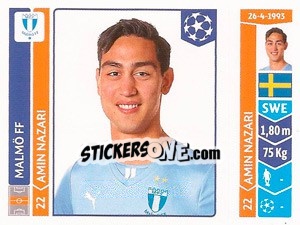 Sticker Amin Nazari - UEFA Champions League 2014-2015 - Panini