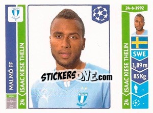 Sticker Isaac Kiese Thelin - UEFA Champions League 2014-2015 n. 107 - Panini