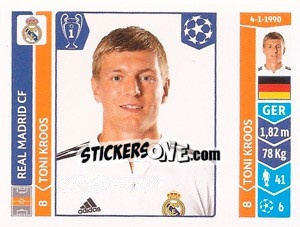 Sticker Toni Kroos - UEFA Champions League 2014-2015 n. 115 - Panini