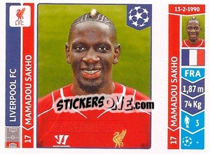 Sticker Mamadou Sakho - UEFA Champions League 2014-2015 - Panini