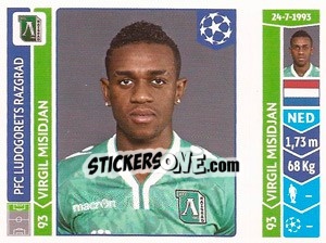 Cromo Virgil Misidjan - UEFA Champions League 2014-2015 - Panini