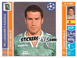 Figurina Dani Abalo - UEFA Champions League 2014-2015 n. 178 - Panini