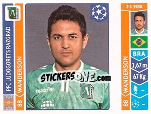 Sticker Wanderson - UEFA Champions League 2014-2015 n. 179 - Panini
