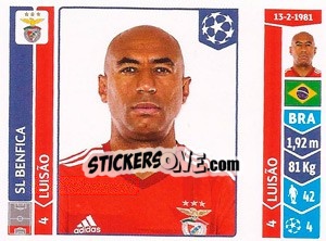 Sticker Luisão - UEFA Champions League 2014-2015 - Panini