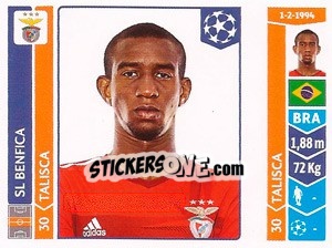 Sticker Talisca - UEFA Champions League 2014-2015 n. 196 - Panini