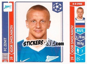 Sticker Igor Smolnikov - UEFA Champions League 2014-2015 - Panini