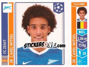 Cromo Axel Witsel - UEFA Champions League 2014-2015 - Panini