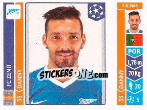 Figurina Danny - UEFA Champions League 2014-2015 - Panini