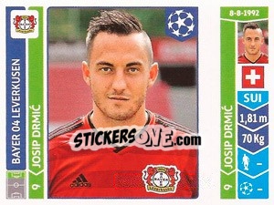 Sticker Josip Drmic - UEFA Champions League 2014-2015 - Panini