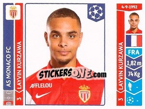 Sticker Layvin Kurzawa - UEFA Champions League 2014-2015 n. 239 - Panini