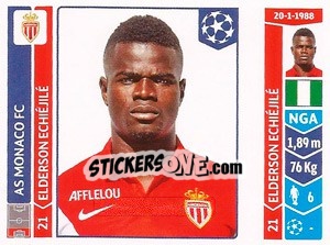 Sticker Elderson Echiéjilé - UEFA Champions League 2014-2015 n. 247 - Panini