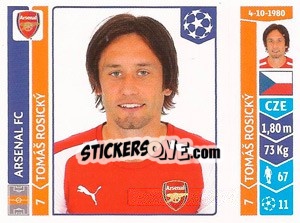 Sticker Tomáš Rosický - UEFA Champions League 2014-2015 n. 267 - Panini