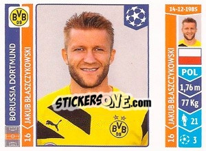 Sticker Jakub Błaszczykowski - UEFA Champions League 2014-2015 n. 286 - Panini