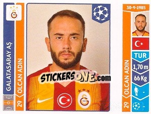 Cromo Olcan Adin - UEFA Champions League 2014-2015 n. 296 - Panini