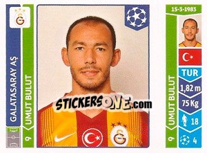 Sticker Umut Bulut - UEFA Champions League 2014-2015 n. 306 - Panini