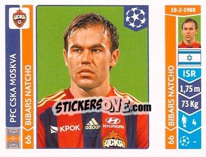 Sticker Bibras Natkho - UEFA Champions League 2014-2015 - Panini