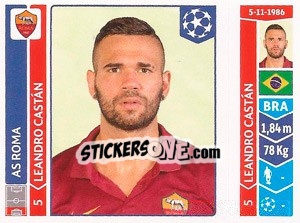 Sticker Leandro Castán - UEFA Champions League 2014-2015 n. 402 - Panini