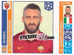 Cromo Daniele De Rossi - UEFA Champions League 2014-2015 - Panini