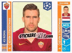 Sticker Kevin Strootman - UEFA Champions League 2014-2015 n. 406 - Panini