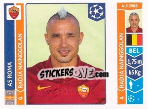Sticker Radja Nainggolan - UEFA Champions League 2014-2015 n. 414 - Panini