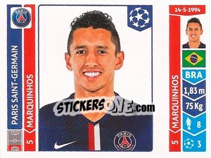 Sticker Marquinhos - UEFA Champions League 2014-2015 n. 449 - Panini