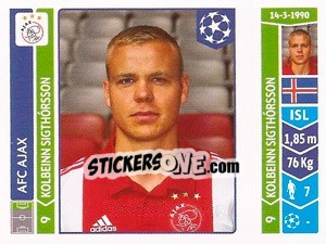 Sticker Kolbeinn Sigthórsson - UEFA Champions League 2014-2015 n. 462 - Panini