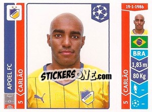 Sticker Carlão - UEFA Champions League 2014-2015 n. 474 - Panini
